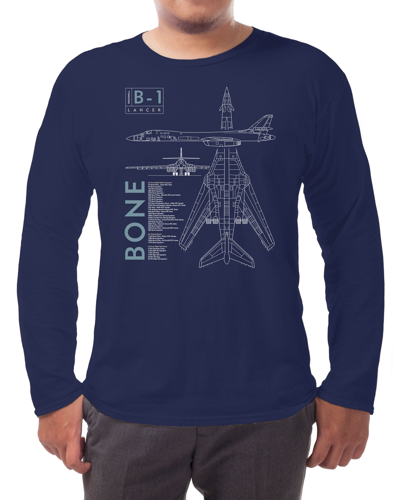 Rockwell B-1 Lancer - Long-sleeve T-shirt