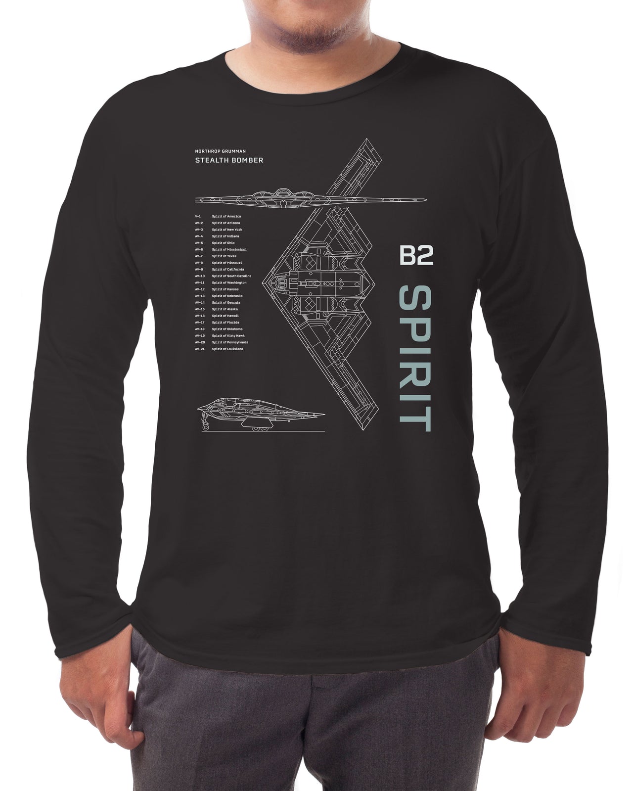 B-2 Spirit - Long-sleeve T-shirt