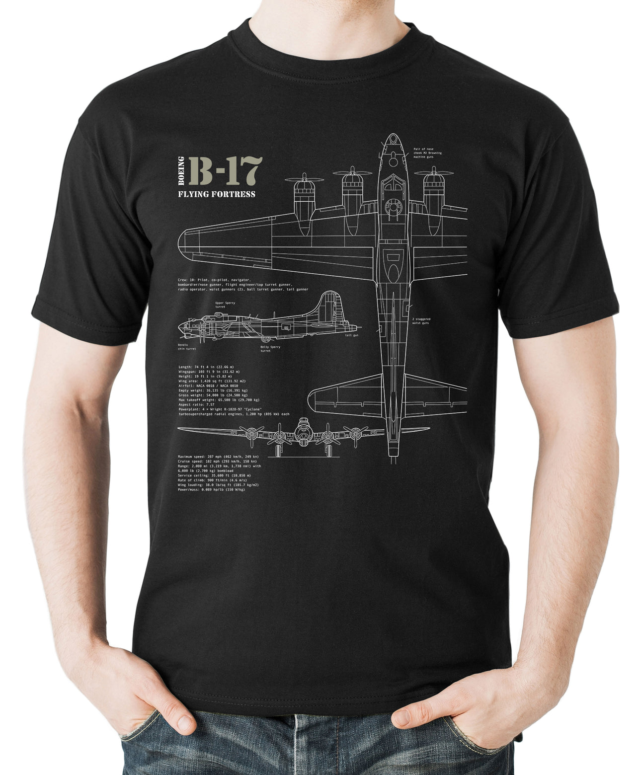 B-17 Flying Fortress - T-shirt