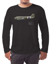 Thumbnail for BBMF Douglas C-47 Dakota - Long-sleeve T-shirt