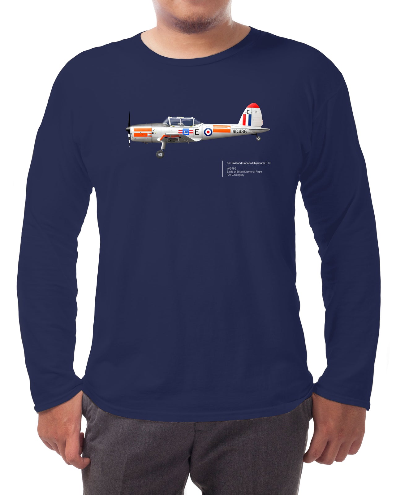 BBMF de Havilland Canada Chipmunk - Long-sleeve T-shirt