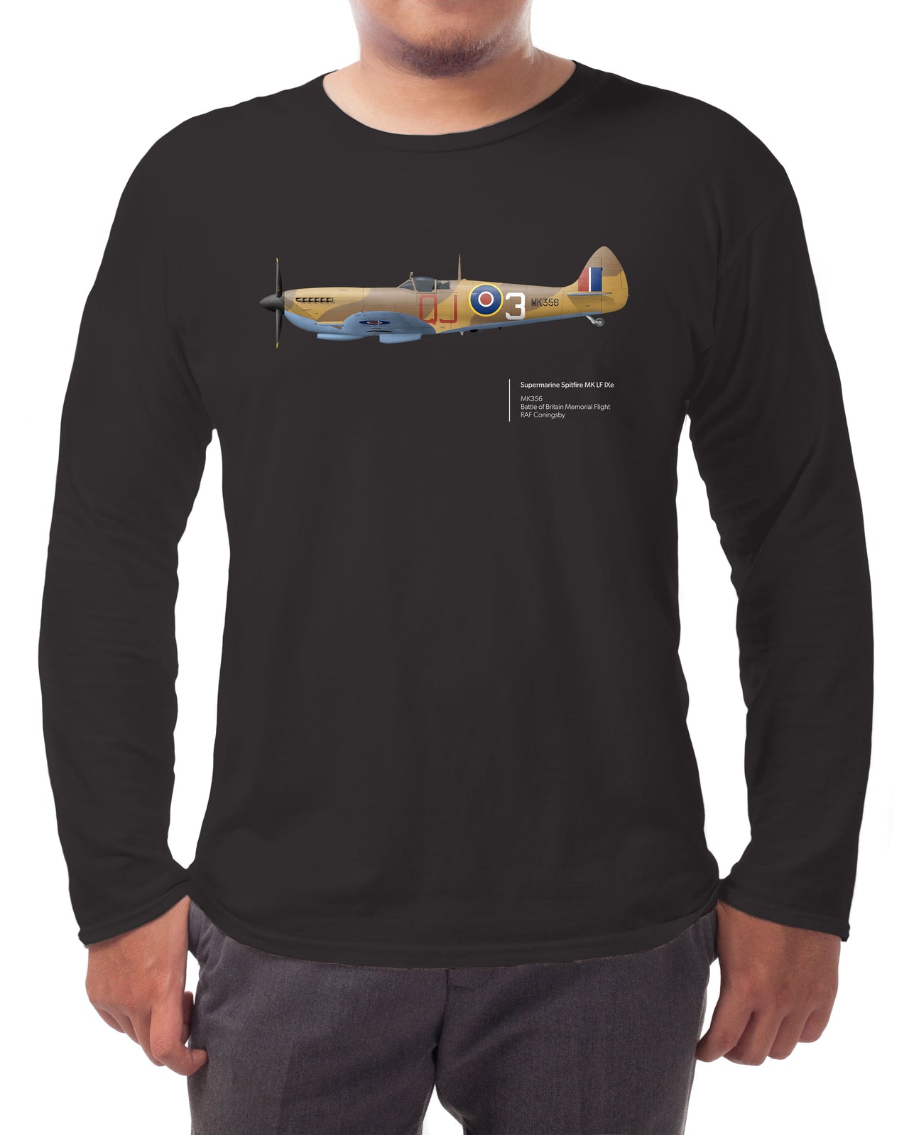 BBMF Spitfire MK LF IXe - Long-sleeve T-shirt