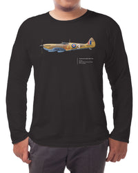 Thumbnail for BBMF Spitfire MK LF IXe - Long-sleeve T-shirt