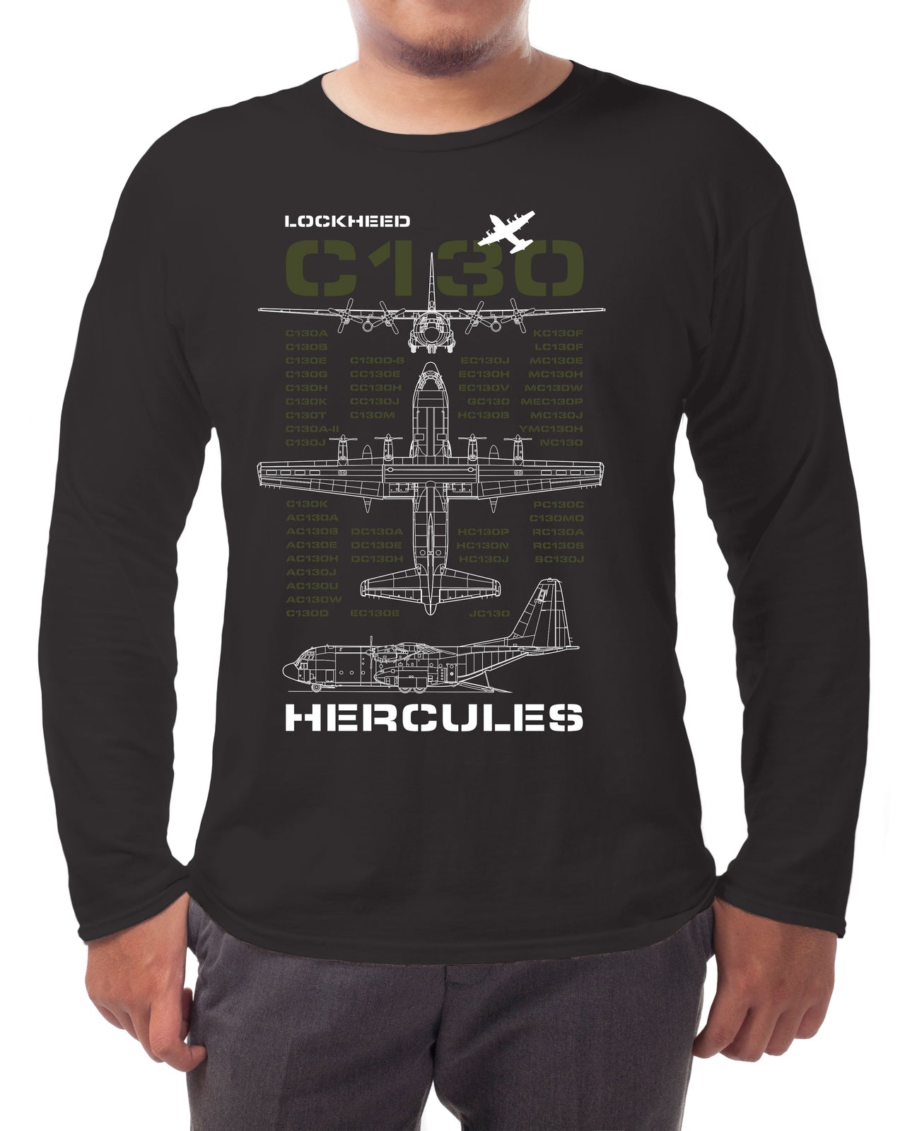 Lockheed C-130 Hercules - Long-sleeve T-shirt