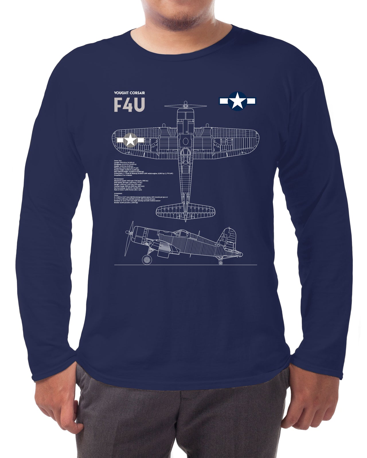 F4U Corsair - Long-sleeve T-shirt