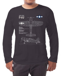 Thumbnail for F4U Corsair - Long-sleeve T-shirt