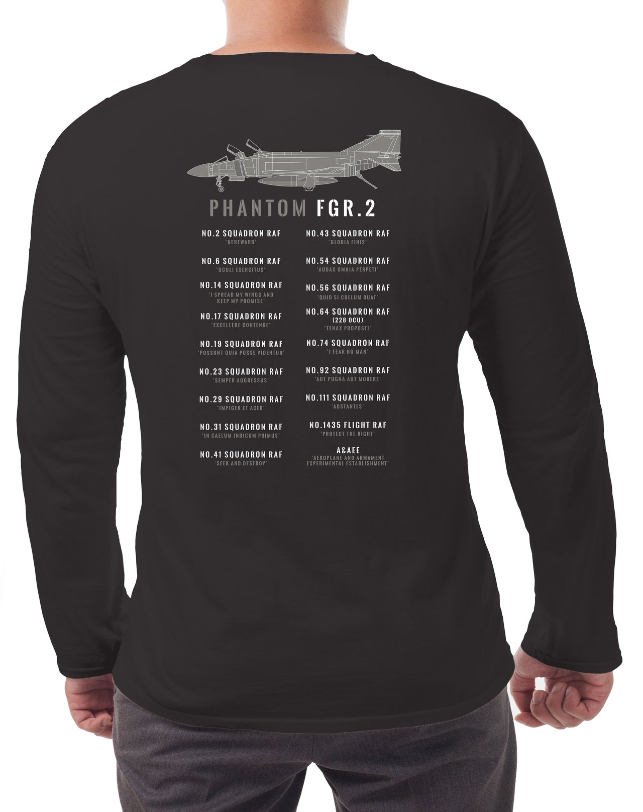 F-4 FGR2 RAF Phantom - Long-sleeve T-shirt