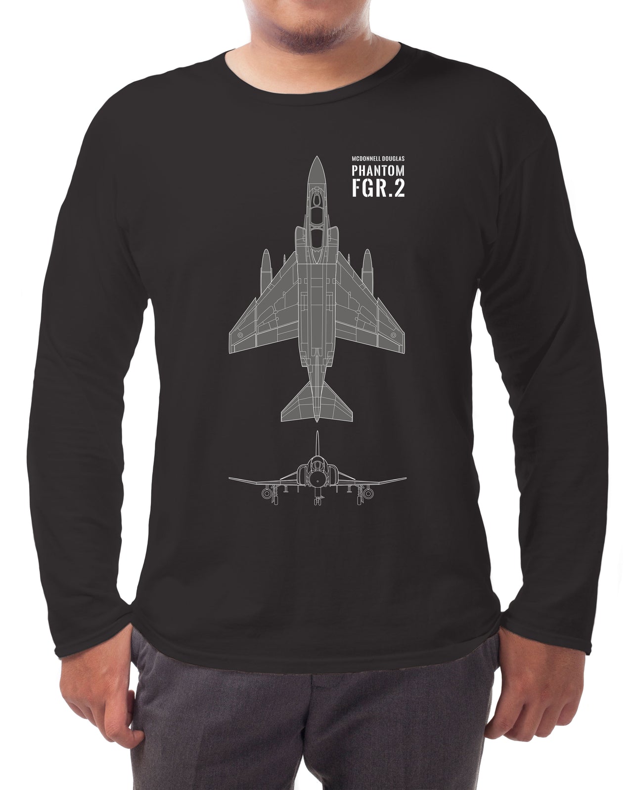 F-4 FGR2 RAF Phantom - Long-sleeve T-shirt