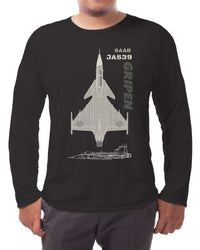 Thumbnail for Saab Gripen - Long-sleeve T-shirt