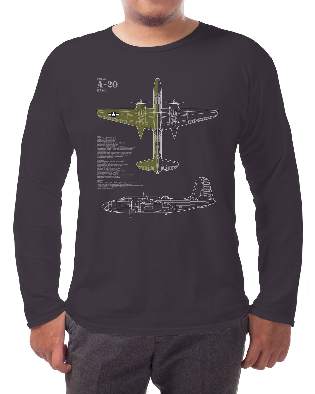 A-20 Havoc - Long-sleeve T-shirt