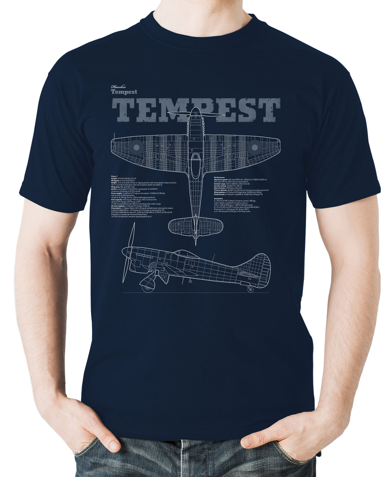 Hawker Tempest - T-shirt