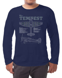 Thumbnail for Hawker Tempest - Long-sleeve T-shirt