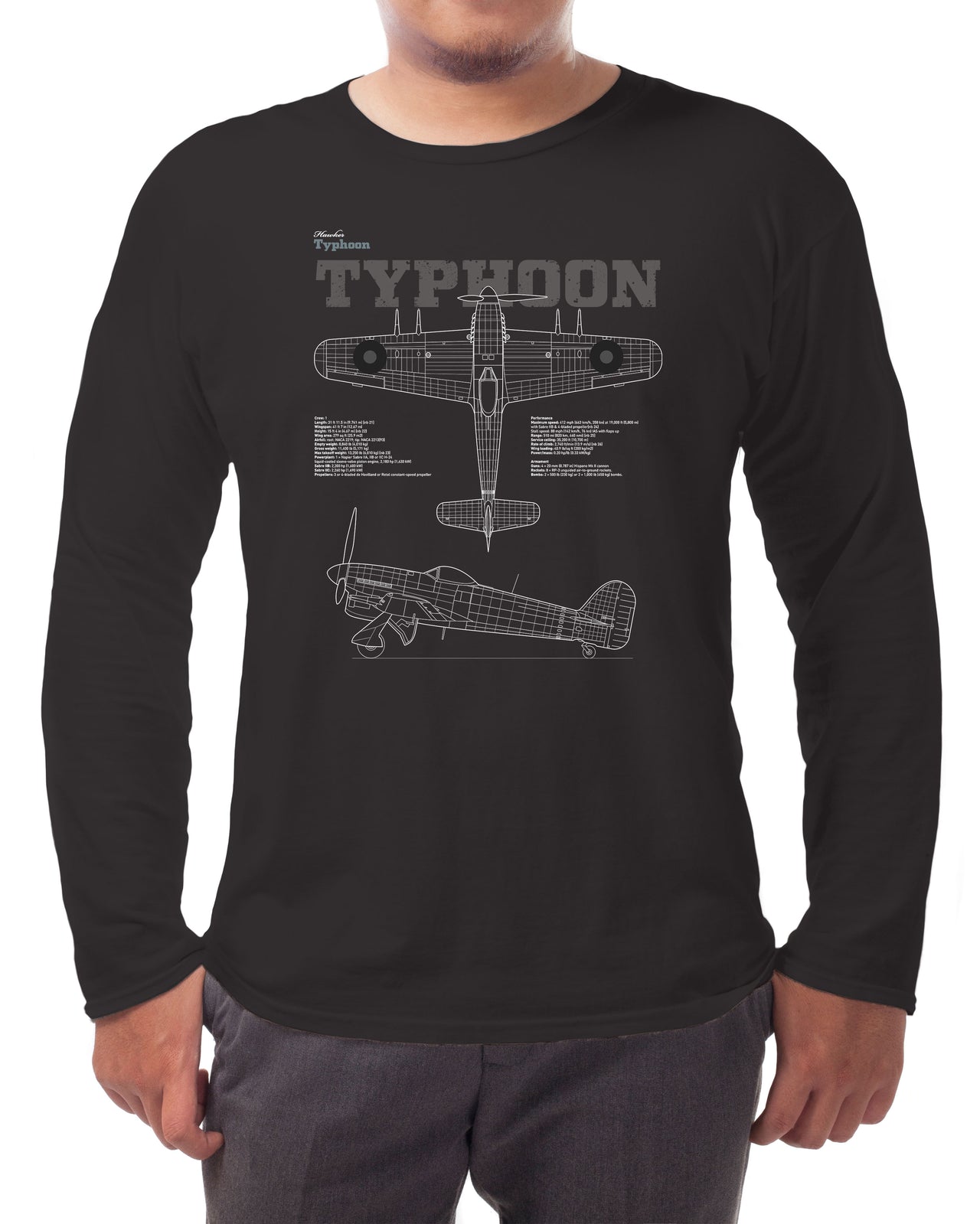 Hawker Typhoon - Long-sleeve T-shirt