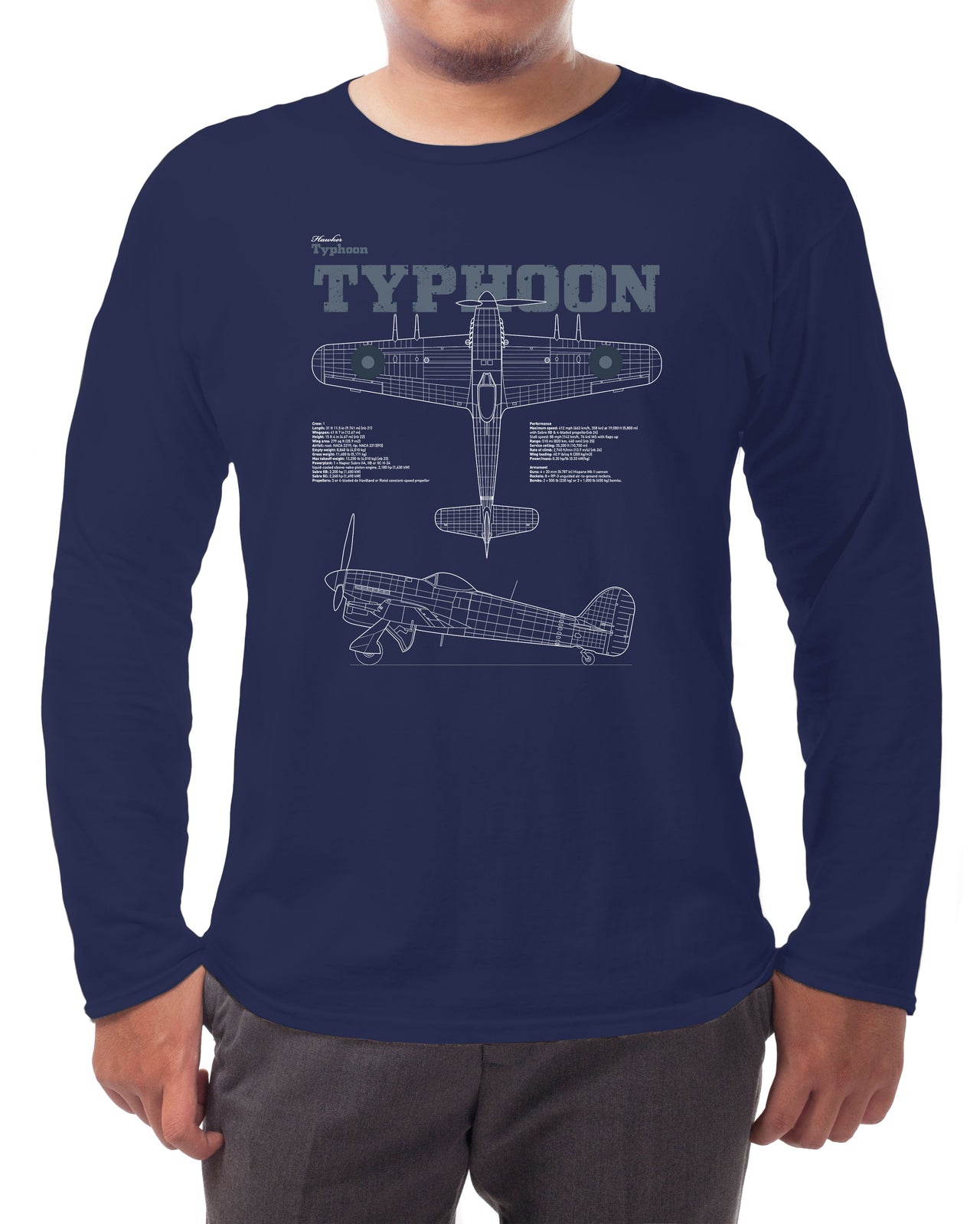 Hawker Typhoon - Long-sleeve T-shirt