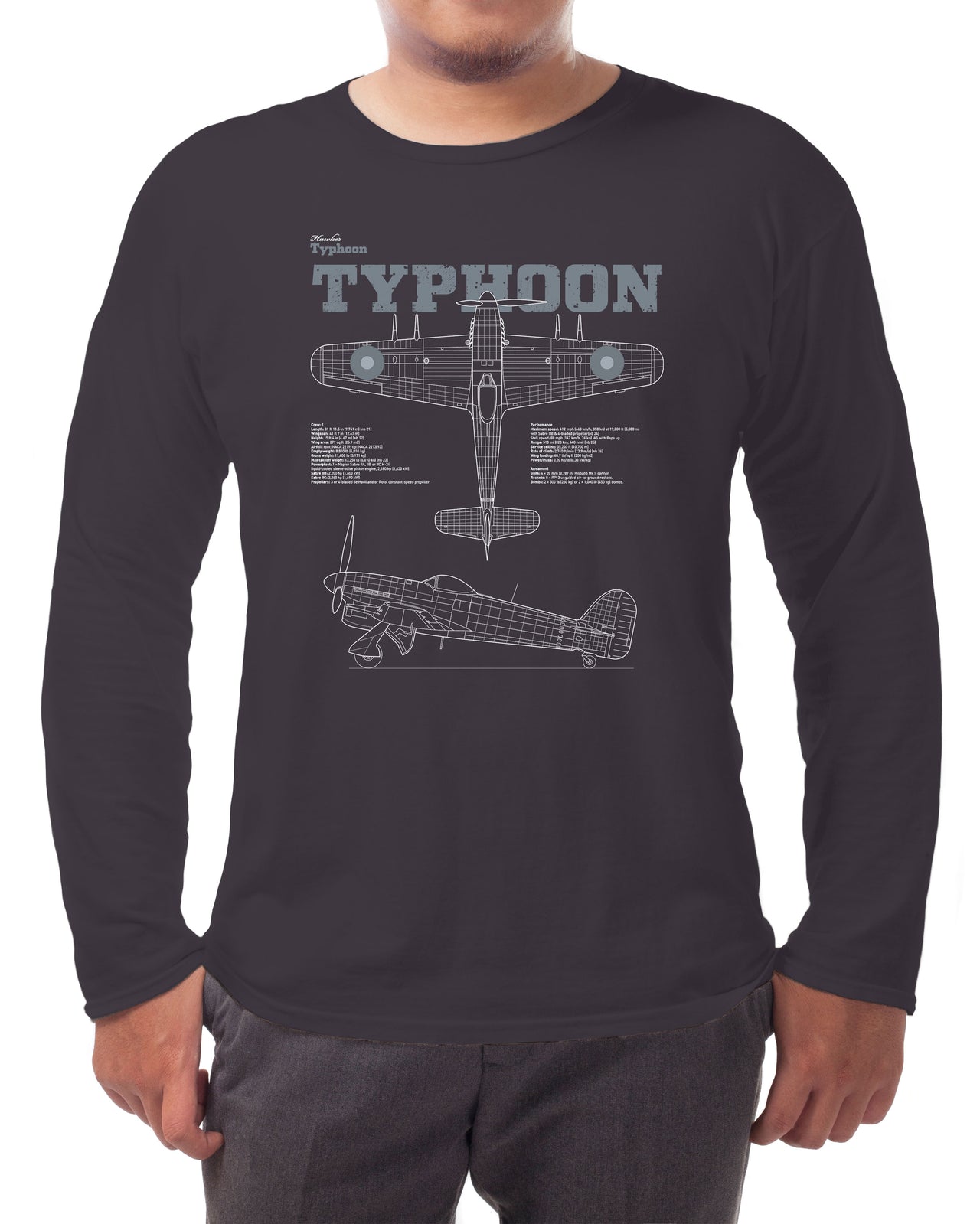 Hawker Typhoon - Long-sleeve T-shirt