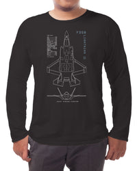 Thumbnail for F35B Lightning II - Long-sleeve T-shirt