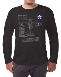 Thumbnail for P-36 Hawk - Long-sleeve T-shirt