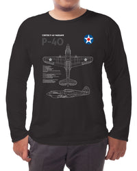 Thumbnail for P-40 Warhawk - Long-sleeve T-shirt