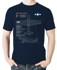 Thumbnail for P-51D Mustang - T-shirt