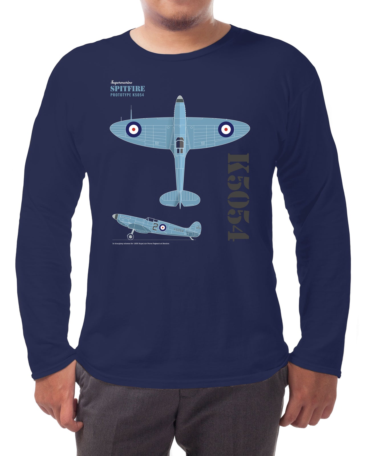 Spitfire Prototype K5054 - Long-sleeve T-shirt
