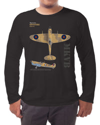 Thumbnail for Spitfire MK VB - Long-sleeve T-shirt