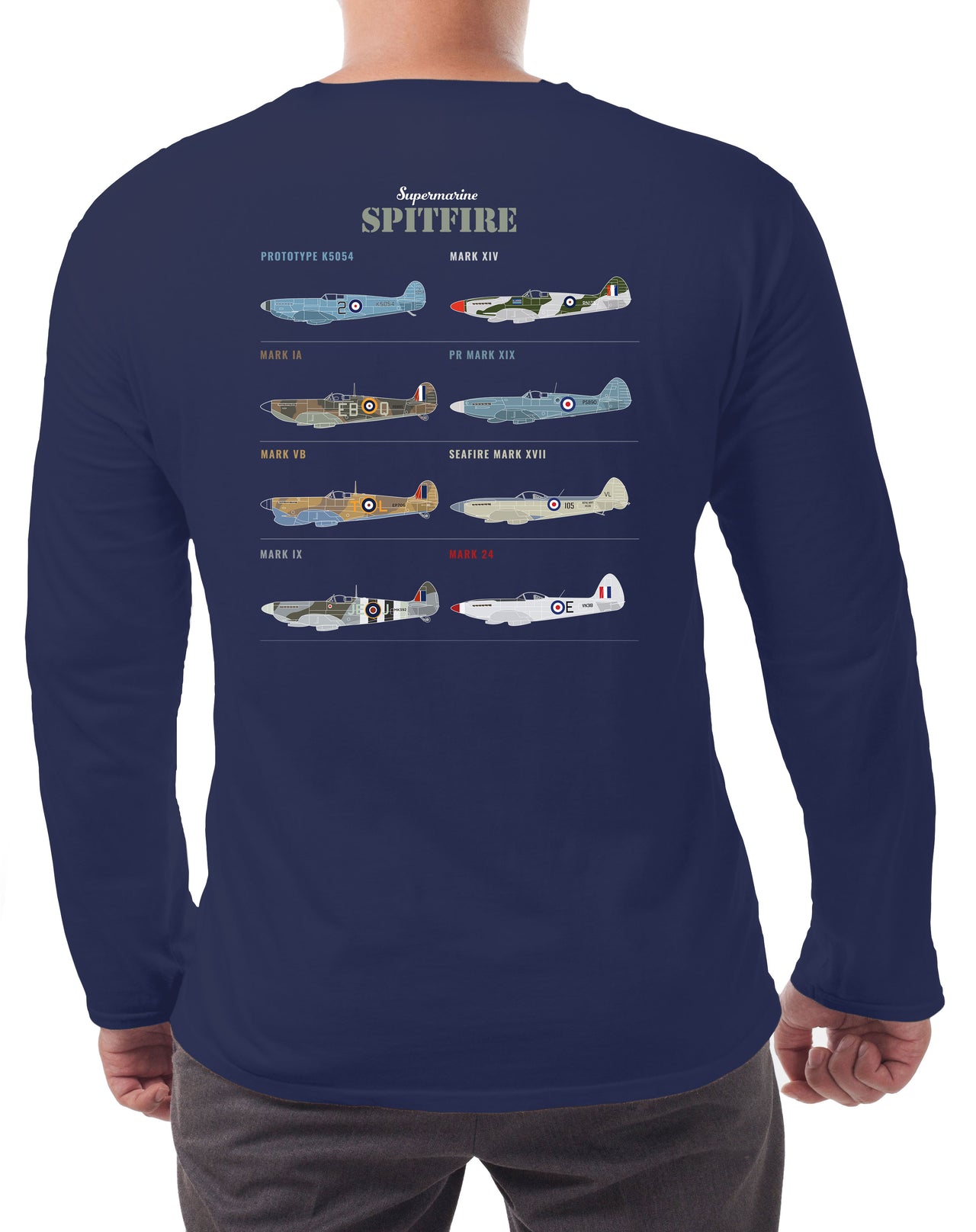 Spitfire PR MK XIX - Long-sleeve T-shirt