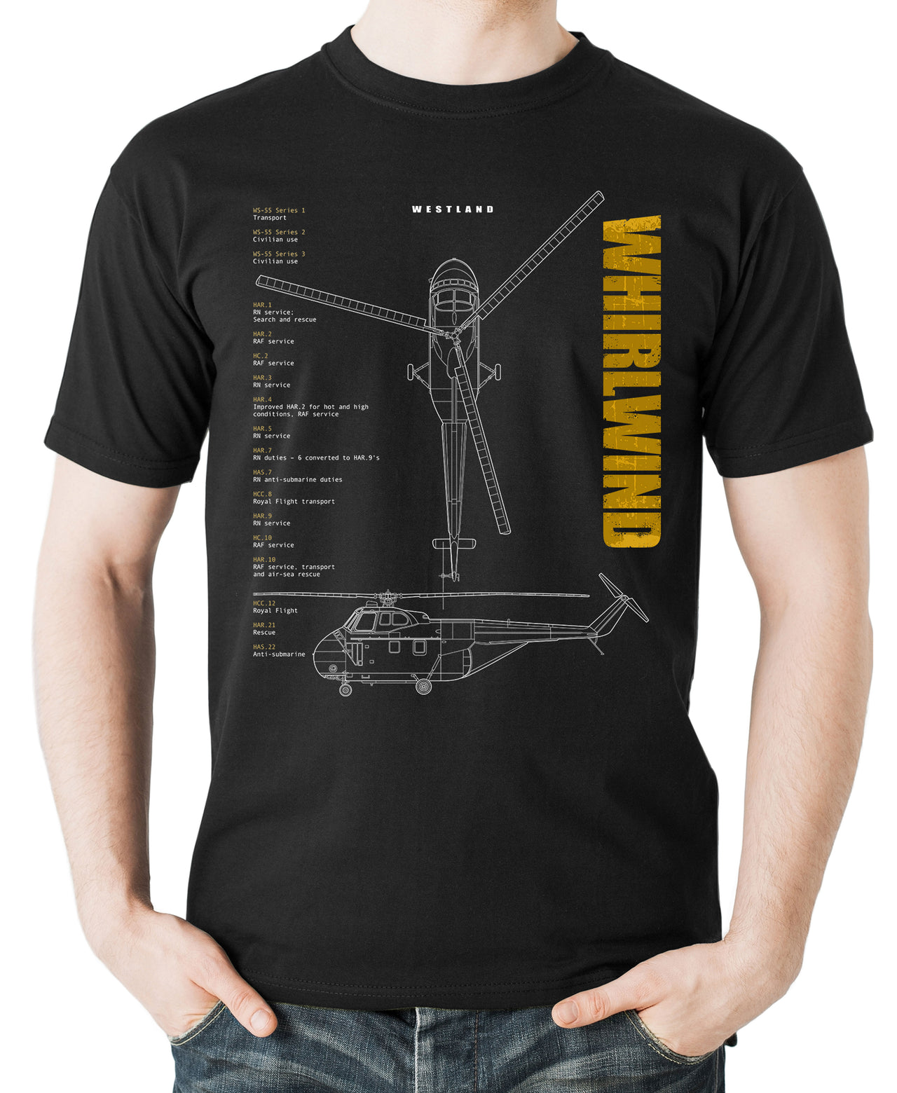 Whirlwind Helicopter - T-shirt