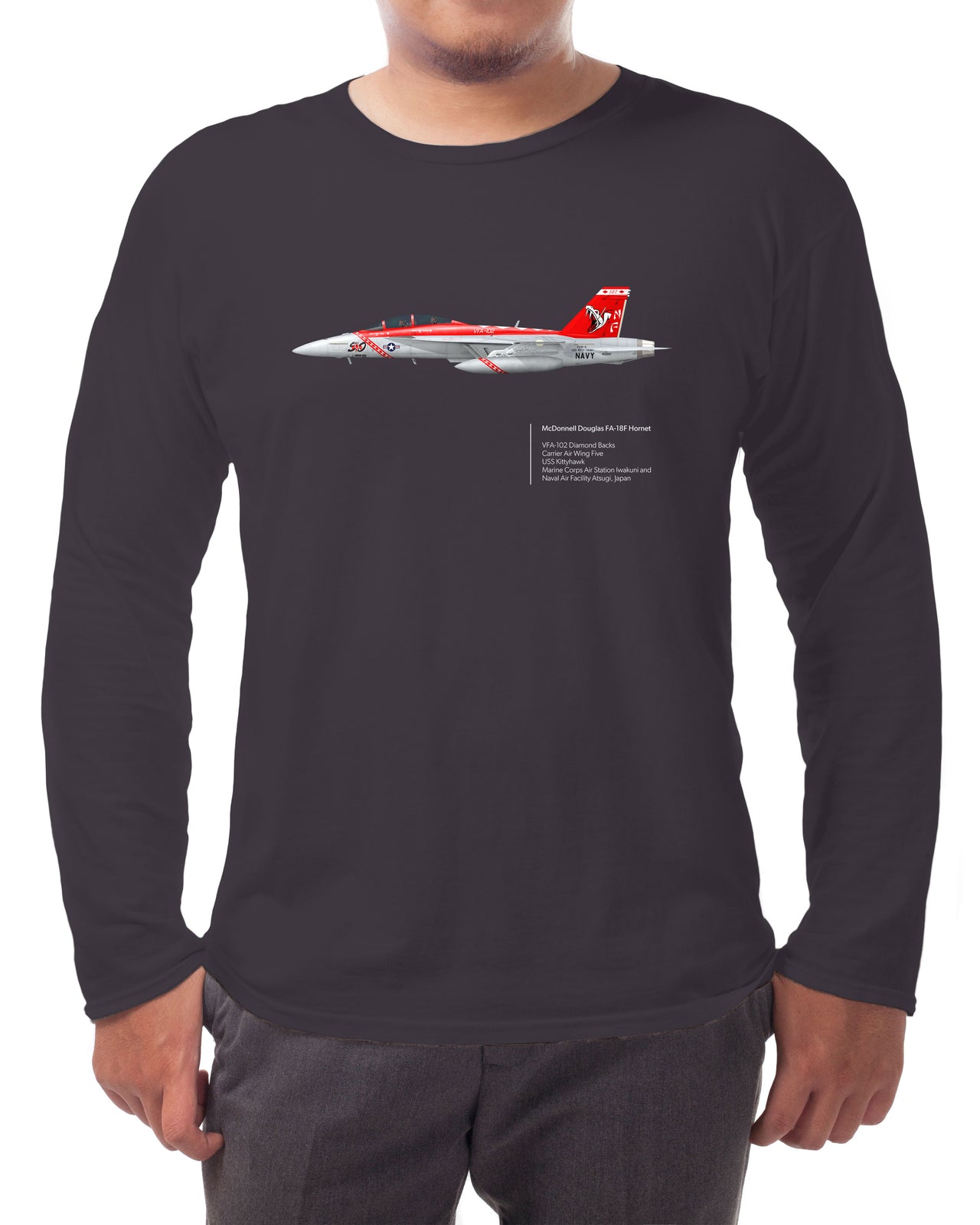 F-18 Hornet - Long-sleeve T-shirt