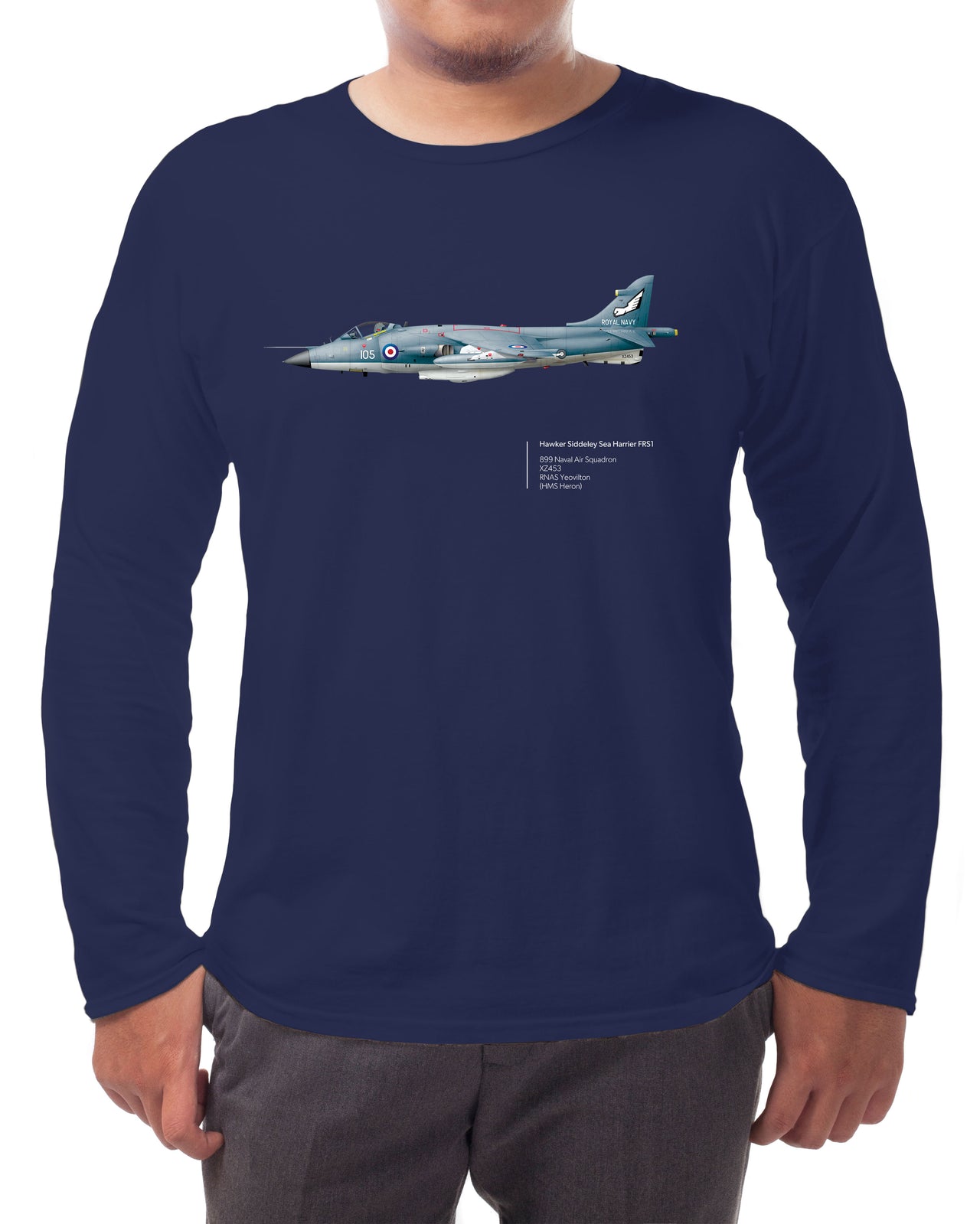 Sea Harrier 899 NAS - Long-sleeve T-shirt