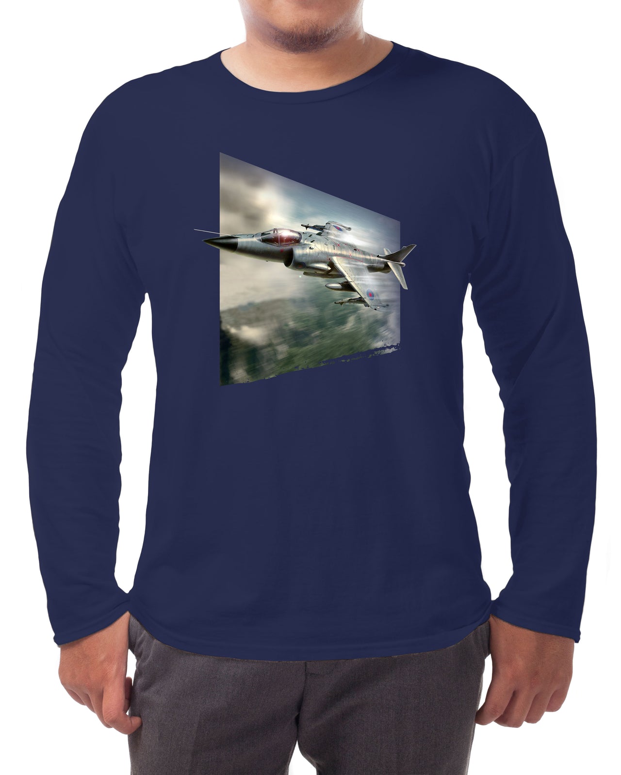 Sea Harrier 'SHAR' - Long-sleeve T-shirt