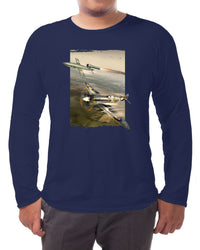 Thumbnail for Spitfire and V1 Doodlebug - Long-sleeve T-shirt