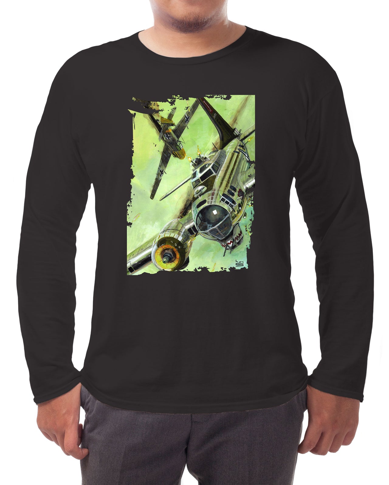 B-17 - 'One more closer to home' - Long-sleeve T-shirt