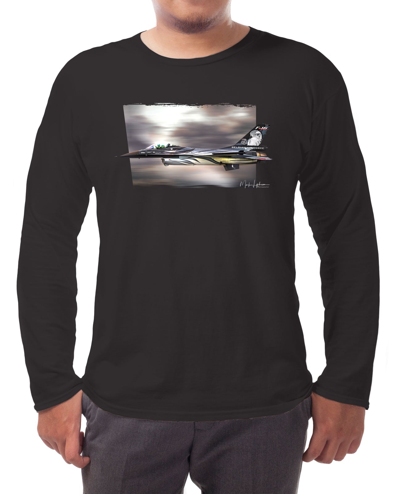 F-16 Belgian Air Force - Fast Pass 03 - Long-sleeve T-shirt