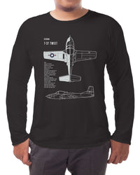 Thumbnail for T-37 Tweet - Long-sleeve T-shirt