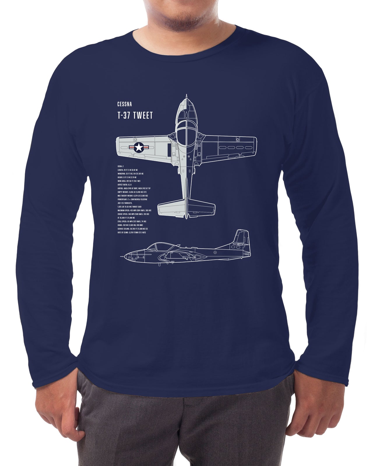 T-37 Tweet - Long-sleeve T-shirt