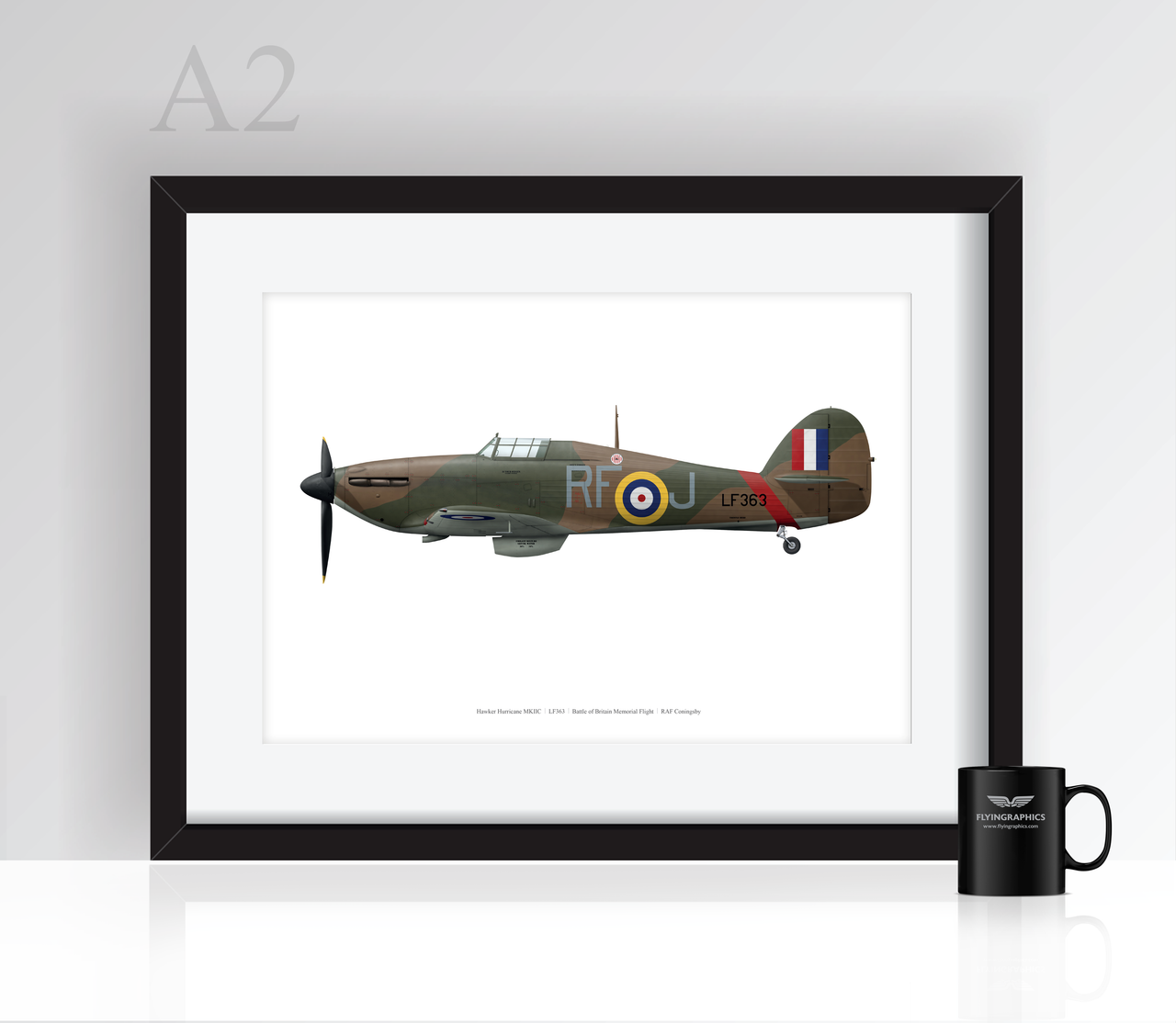 BBMF Hawker Hurricane MKIIC - Poster