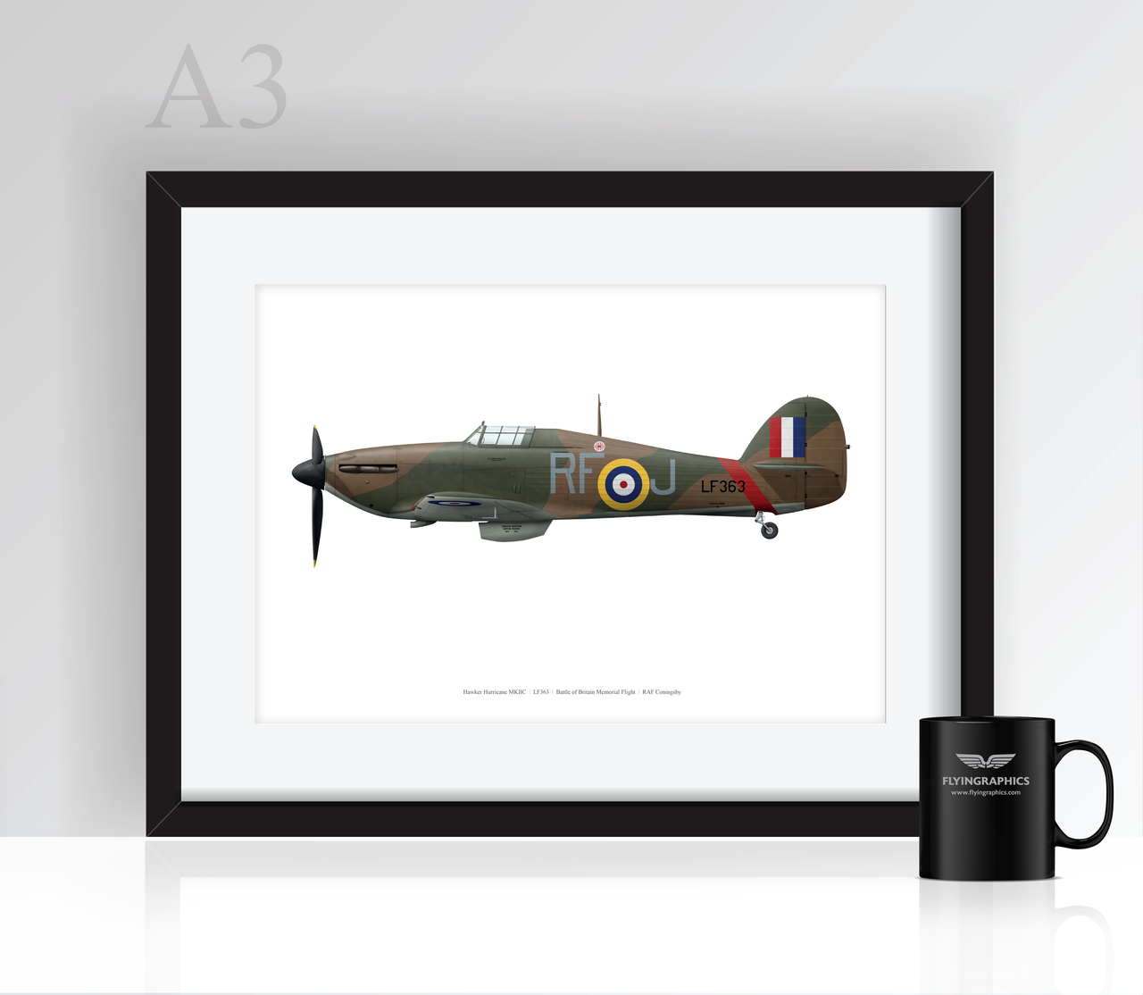 BBMF Hawker Hurricane MKIIC - Poster