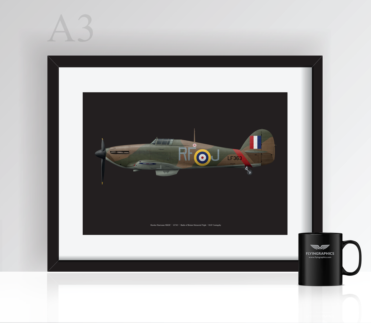 BBMF Hawker Hurricane MKIIC - Poster