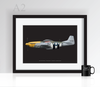 P-51 Mustang 'Ferocious Frankie' - Poster