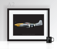 Thumbnail for P-51 Mustang 'Ferocious Frankie' - Poster