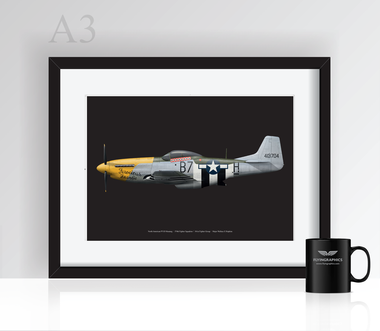 P-51 Mustang 'Ferocious Frankie' - Poster