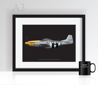 Thumbnail for P-51 Mustang 'Ferocious Frankie' - Poster