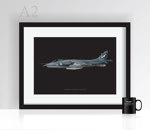 Sea Harrier 899 NAS - Poster