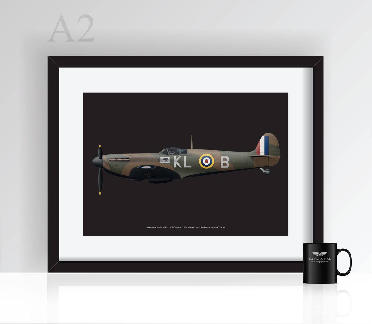 Spitfire MKI 54 SQN - Poster