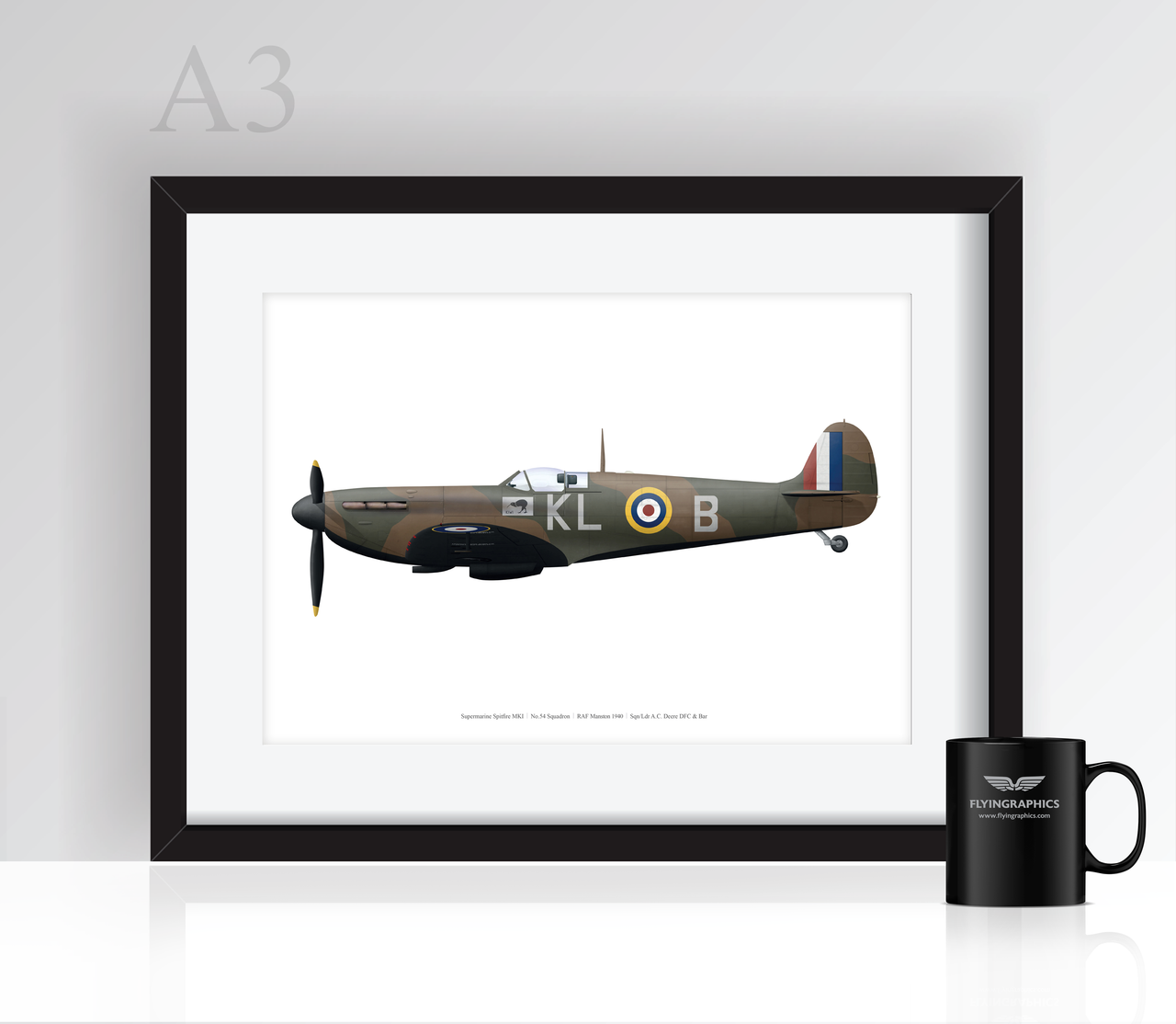 Spitfire MKI 54 SQN - Poster