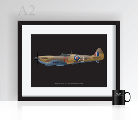 BBMF Spitfire MK LF IXe - Poster
