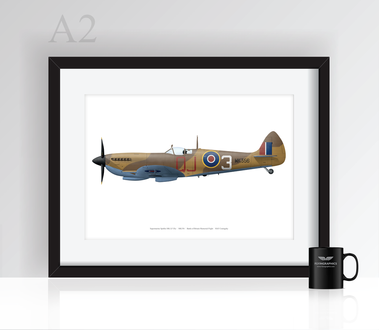 BBMF Spitfire MK LF IXe - Poster